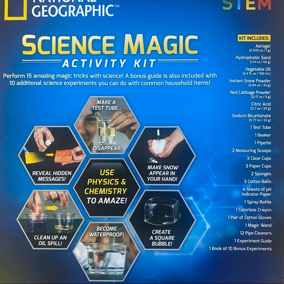 New in Box National Geographic Science Magic Activity Kit - Picture 2 of 3